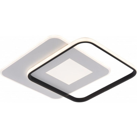 LED lubų šviestuvas, 60W, baltas/juodas, dimeriuojamas, nuotolinis valdymas, CCT