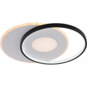 LED lubų šviestuvas, 54W, baltas/juodas, dimeriuojamas, nuotolinis valdymas, CCT