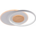 LED lubų šviestuvas, 54W, baltas/medis, dimeriuojamas, nuotolinis valdymas, CCT