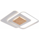 LED lubų šviestuvas, 60W, baltas/medis, dimeriuojamas, nuotolinis valdymas, CCT