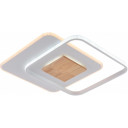 LED lubų šviestuvas, 60W, baltas/medis, dimeriuojamas, nuotolinis valdymas, CCT