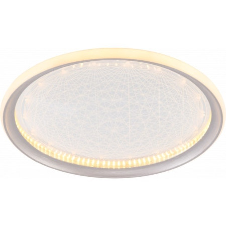 LED lubų šviestuvas, 42W, sidabrinis, dimeriuojamas, nuotolinis valdymas, CCT