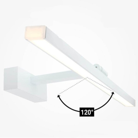 LED sieninis šviestuvas, baltas, 14W, neutrali balta šviesa