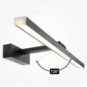 LED sieninis šviestuvas, juodas, 14W, neutrali balta šviesa