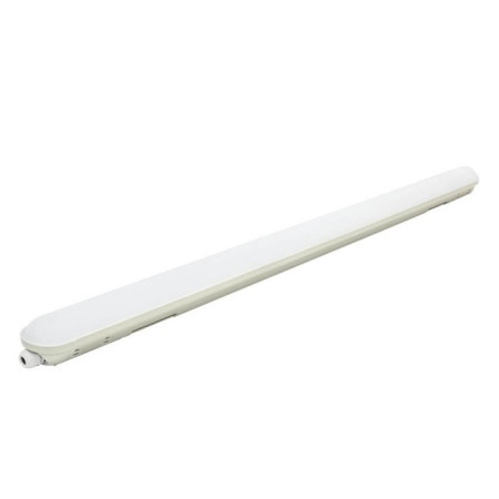 LED šviestuvas, 40W, vandeniui atsparus, 120cm, PIR jutiklis, šalta balta šviesa