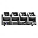 LED spindulio, judantys prožektoriai, 4x60W, RGBW, 4in1