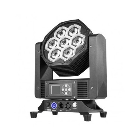LED judantis stroboskopas, 7x12W, RGBW, 4in1