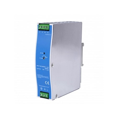 LED maitinimo šaltinis, 75W, 24V, 3.125A, DIN bėgeliui