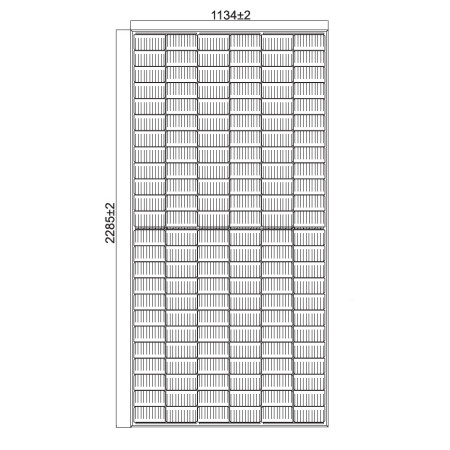 JA SOLAR saulės panelė, 550Wp, monokristalinė, dvipusė, PERC