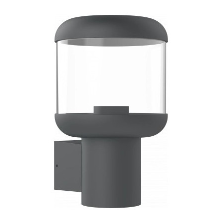 LED sieninis Up šviestuvas, tamsiai pilkas