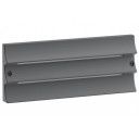 LED sieninis šviestuvas, pilkas, bangelės