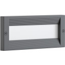 LED sieninis šviestuvas, pilkas