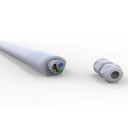 LED salės šviestuvas, 18W, šalta balta šviesa, IP65, sujungiamas