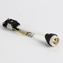 GU10 LED lemputės laikiklis su laidu