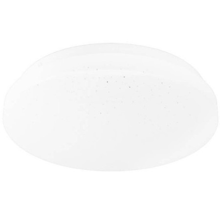 LED lubų šviestuvas, 12W, DIP-Switch, matinis gaubtas žvaigždutėmis, CCT šviesa