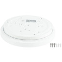 LED lubų šviestuvas, 12W, DIP-Switch, matinis gaubtas žvaigždutėmis, CCT šviesa