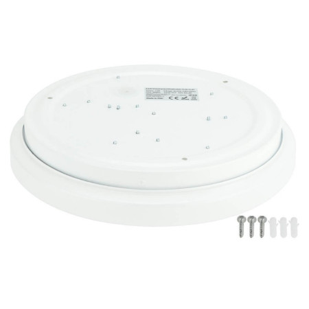 LED lubų šviestuvas, 18W, DIP-Switch, matinis gaubtas, CCT šviesa