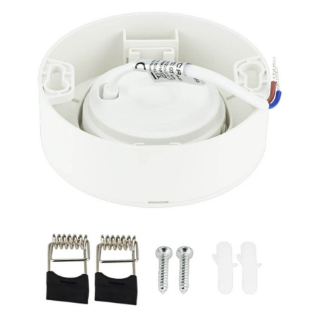 LED lubų šviestuvas, 5W, baltas, reguliuojamas, CCT šviesa