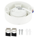 LED lubų šviestuvas, 5W, baltas, reguliuojamas, CCT šviesa