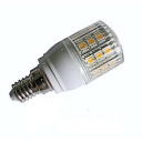 LED Lemputė E14 4W 220V su 27 SMD 5050 LED su stikliuku