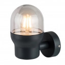 LED sieninis šviestuvas, juodas, cilindrinis, 1 lizdas, Max 40W