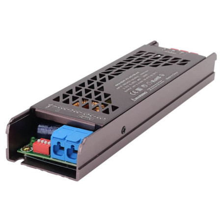 LED juostos maitinimo šaltinis, 150W, 24V, 6.25A, tylus