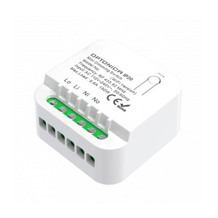 LED 1-os grupės nuotolinis valdiklis su maitinimo valdikliu, WiFi, baltas