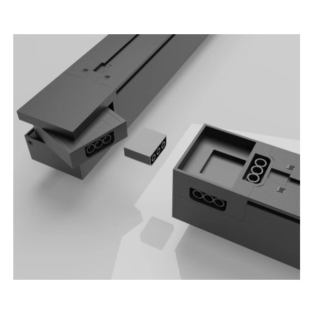 LED linijinis šviestuvas, sujungiamas, 24W, CCT šviesa