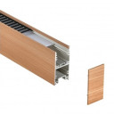 LED linijinis šviestuvas, 38W, medis, CCT šviesa