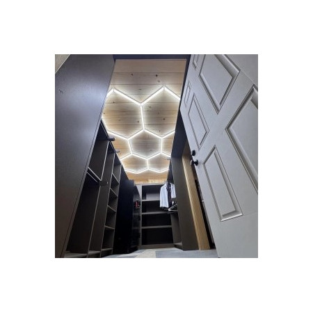 LED korys (hexagon), 5HEX, 192W, šalta balta šviesa