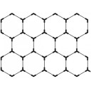 LED korys (hexagon), 11HEX, 385W, šalta balta šviesa