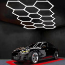 LED korys (hexagon), 14HEX, 456W, šalta balta šviesa