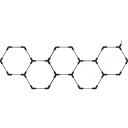LED korys (hexagon), 5HEX, 203W, šalta balta šviesa