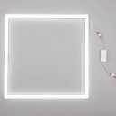 LED panelė, 60x60, 48W, surenkamas rėmelis, šalta balta šviesa