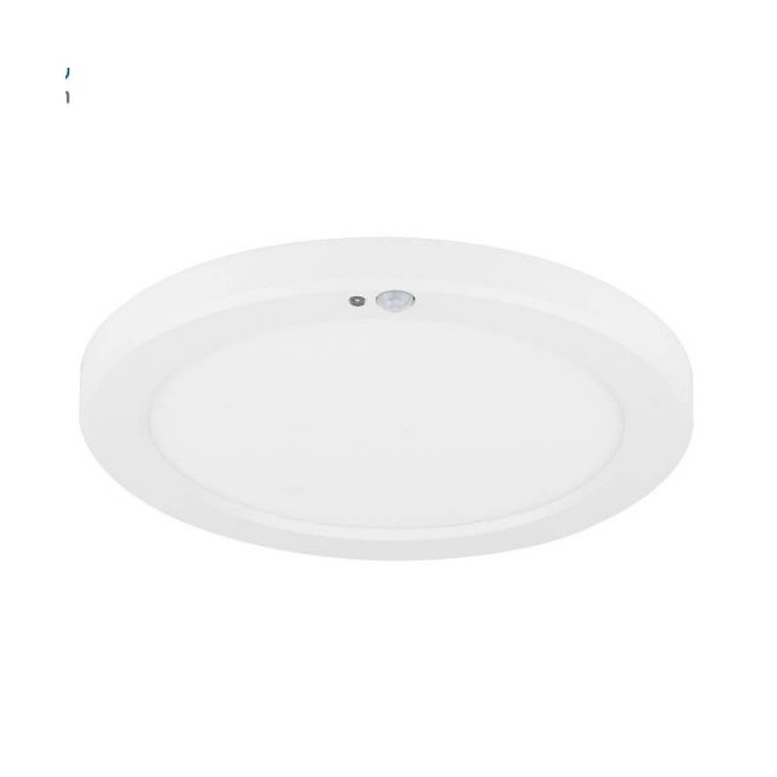 LED paviršinė mini panelė, apvali, balta, PIR jutiklis, 10/15/18W, CCT šviesa