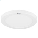 LED paviršinė mini panelė, apvali, balta, PIR jutiklis, 10/15/18W, CCT šviesa