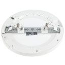 LED paviršinė mini panelė, apvali, balta, PIR jutiklis, 10/15/18W, CCT šviesa