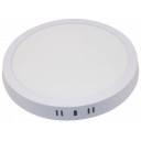 LED paviršinė panelė, apvali, balta, 18W, CCT šviesa