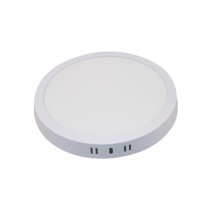 LED paviršinė panelė, apvali, balta, 24W, CCT šviesa