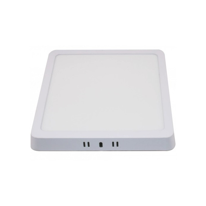 LED paviršinė panelė, kvadratinė, balta, 18W, CCT šviesa