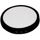 LED paviršinė panelė, apvali, juoda, 6W, CCT šviesa