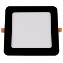 LED įmontuojamas modulis, kvadratinis, juodas, 3W, CCT šviesa