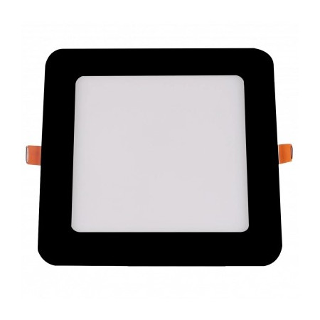 LED įmontuojamas modulis, kvadratinis, juodas, 18W, CCT šviesa