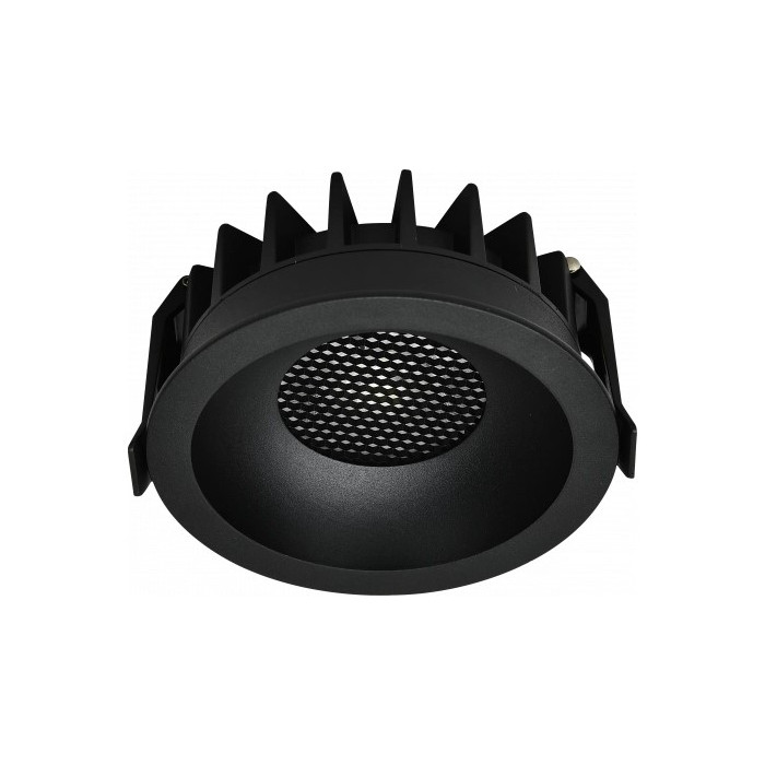 LED šviestuvas, apvalus, juodas, 15W, CCT šviesa