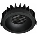 LED šviestuvas, apvalus, juodas, 20W, CCT šviesa