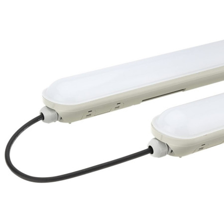 LED šviestuvas, 40W, vandeniui atsparus, 120cm, sujungiamas, neutrali balta šviesa