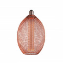 LED lemputė E27 2.5W, ažūrinis gaubtas, vario, šilta balta šviesa