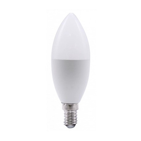 LED žvakė E14 C38 10W, šalta balta šviesa