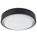 LED lubų šviestuvas, juodas, 30W, šilta balta šviesa