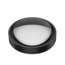 LED lubų šviestuvas, juodas, 24W, šilta balta šviesa